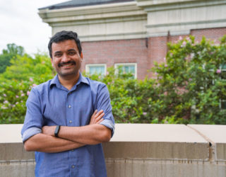 Samarchith Kurup is an assistant professor of cellular biology studying the human immune response to Plasmodium infection. (photo credit: Lauren Corcino)