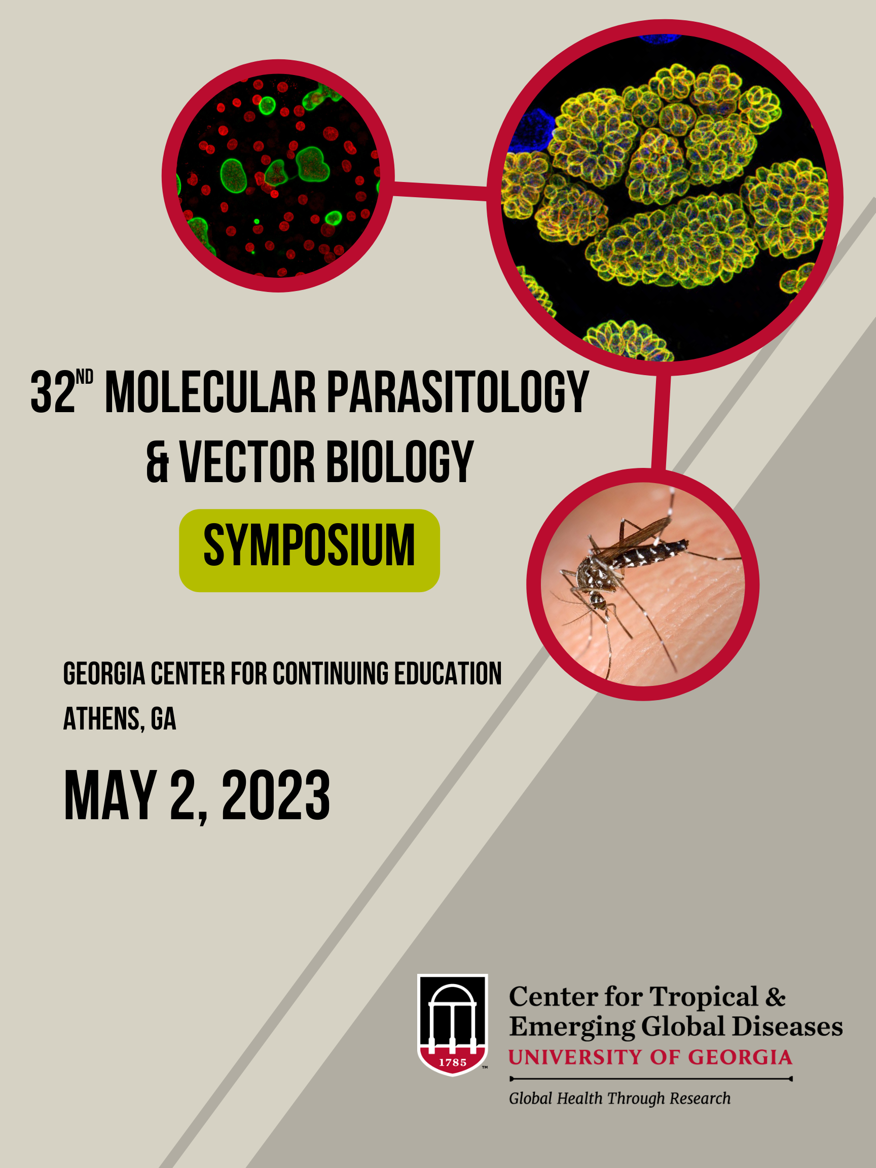 poster for Molecular Parasitology and Vector Biology Symposium 2023
